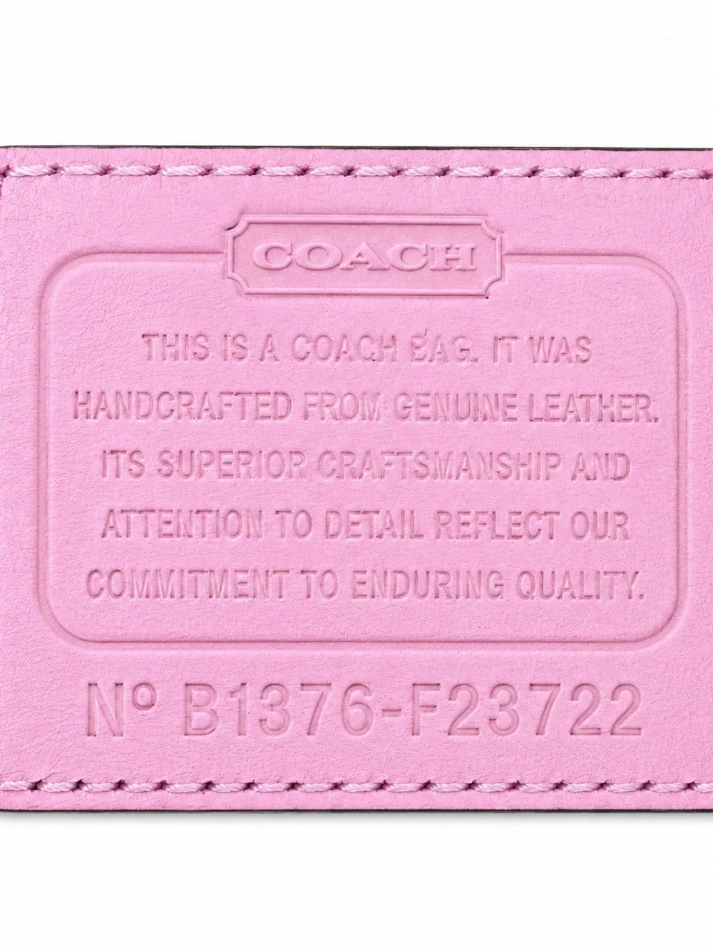Coach Pink Patent Leather Tote Bag Large Signature Satchel - Picture 4 of 6